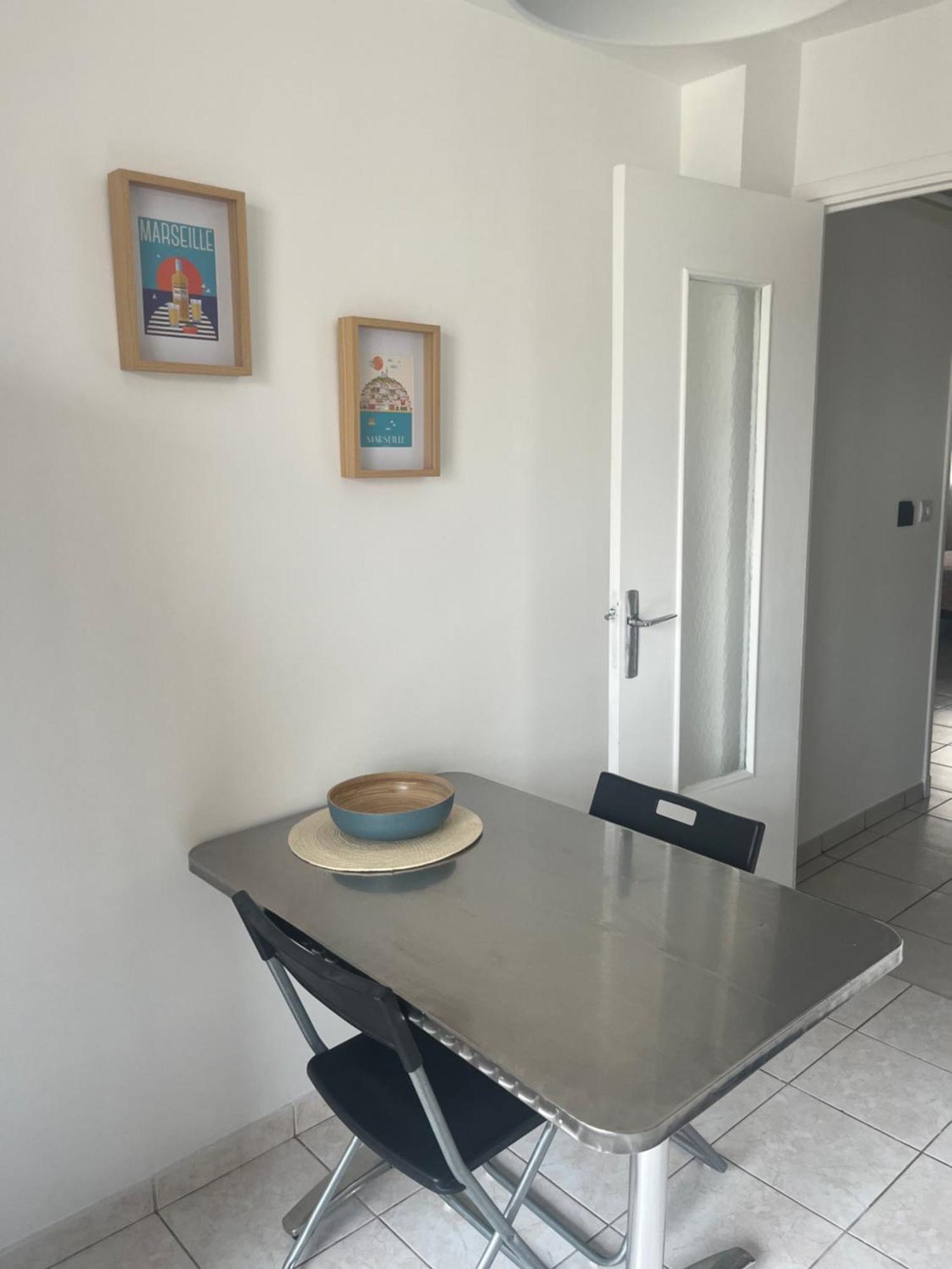 Appart T3 Proche Metro -Draps Et Serviettes Inclus Marsilia Exterior foto